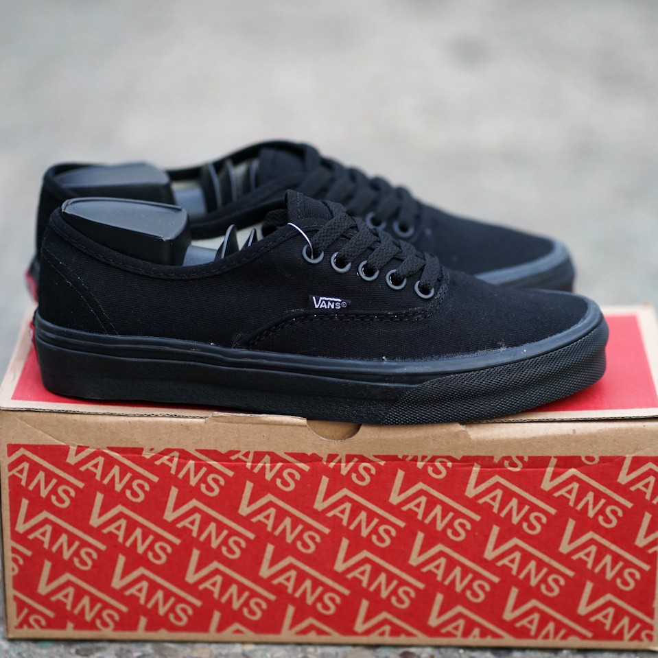 vans authentic full black original