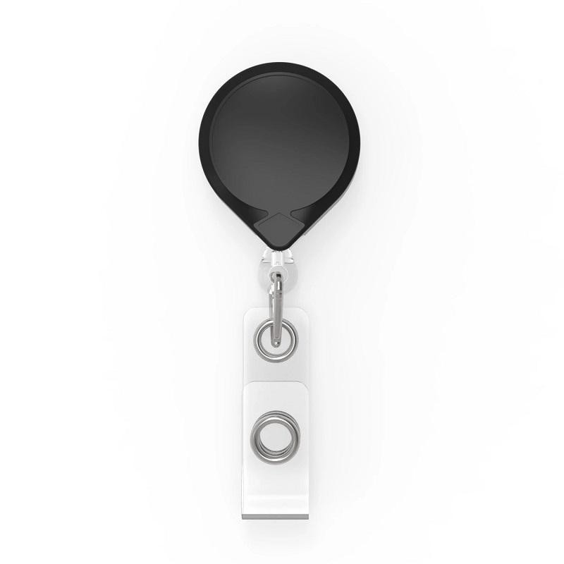 KEYBAK MINIBAK BADGE REEL WITH A STEEL BELT CLIP ATTACHMENT AND CLEAR I.D. BADGE HOLDER (24