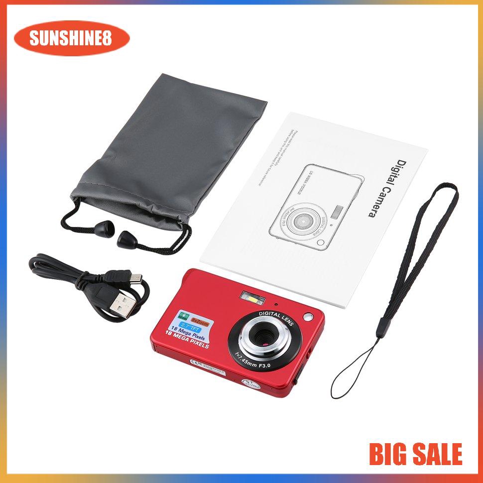 2.7 Inch TFT LCD Display 18MP 720P 8x Zoom HD Anti-Shake Digital Camera |  Shopee Singapore