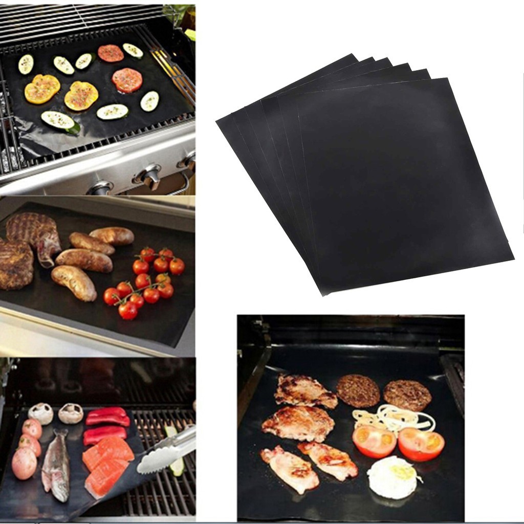 Teflon Non Stick Reusable Bbq Grill Mats Sheet Baking Mat Barbecue