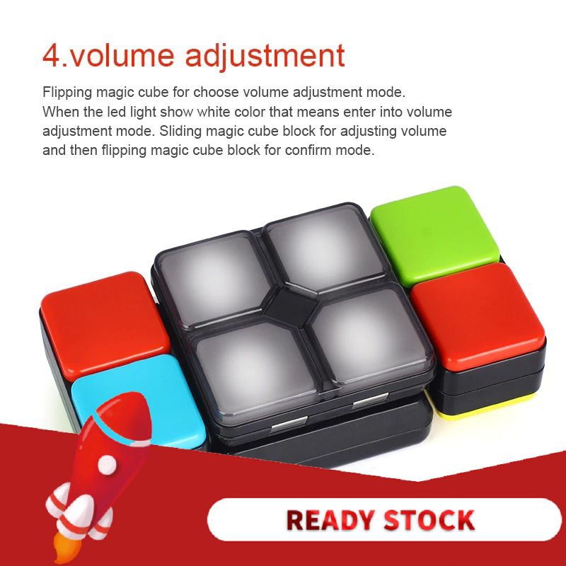 Music Cube Magic Cube Electronic Toy Skew Cube Changeable Intelligent Puzzle With Led Light Anti Stress Cube Puzzle Goob Shopee Singapore