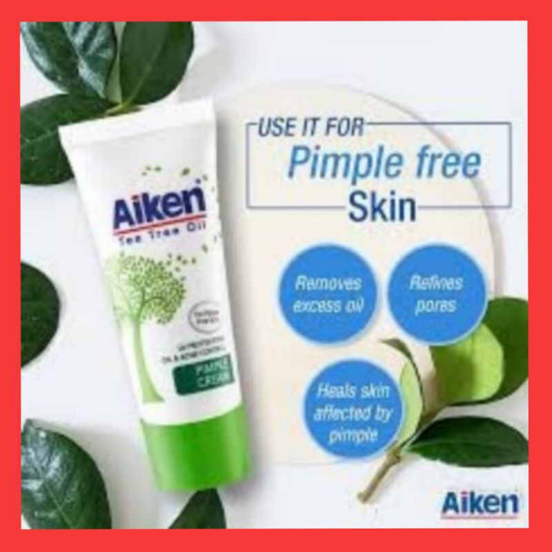 Aiken Tea Tree Oil Pimple Cream 20g Exp12 23 Shopee Singapore