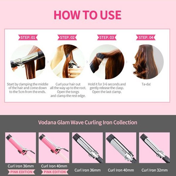 vodana curling iron 36mm