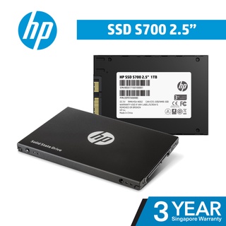 HP S700 2.5 Inch Internal SSD. High Speed 555/515 Mb/s Local Distributor 3 Years Warranty!