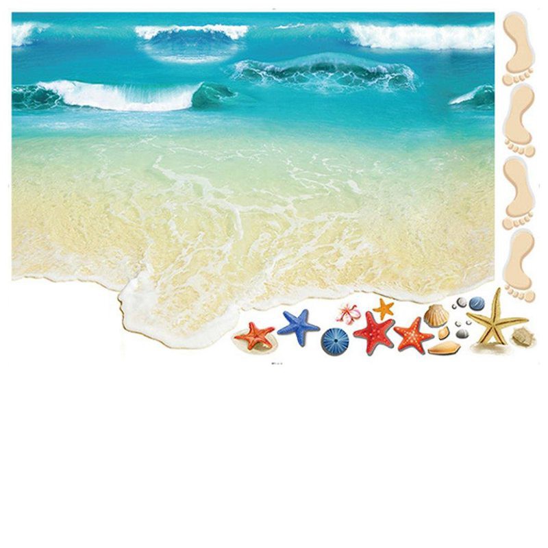 3D Beach Floor Wall Sticker: Thỏa sức sáng tạo và biến ngôi nhà của bạn thành một bãi biển đầy mơ ước với những bức tranh tường và nhãn dán sàn 3D. Hình ảnh những hòn đảo, cát trắng và ánh nắng tràn ngập sẽ đưa bạn đến những không gian mới mẻ và thư giãn không ngừng. Hãy tạo cho mình một không gian sống hoàn hảo với những chiếc nhãn dán sàn và tranh tường 3D đang chờ đón bạn!