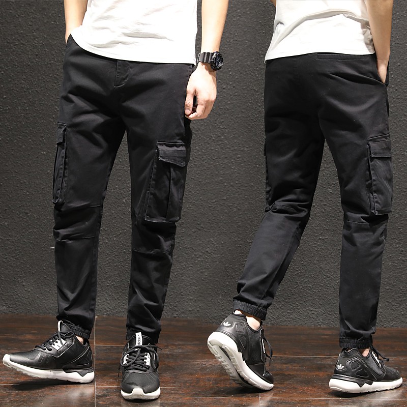 High Quality Men's Cargo Pants Cotton Casual Pant Workout Wear Army ...