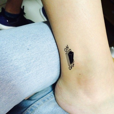 On And Off Switch Temporary Tattoo Shopee Singapore