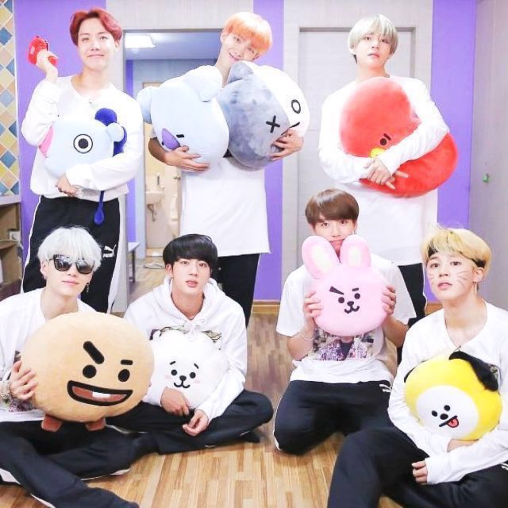 bts bt21 plushies