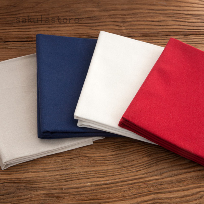 Embroidery material diy embroidered fabric plain cotton linen cloth