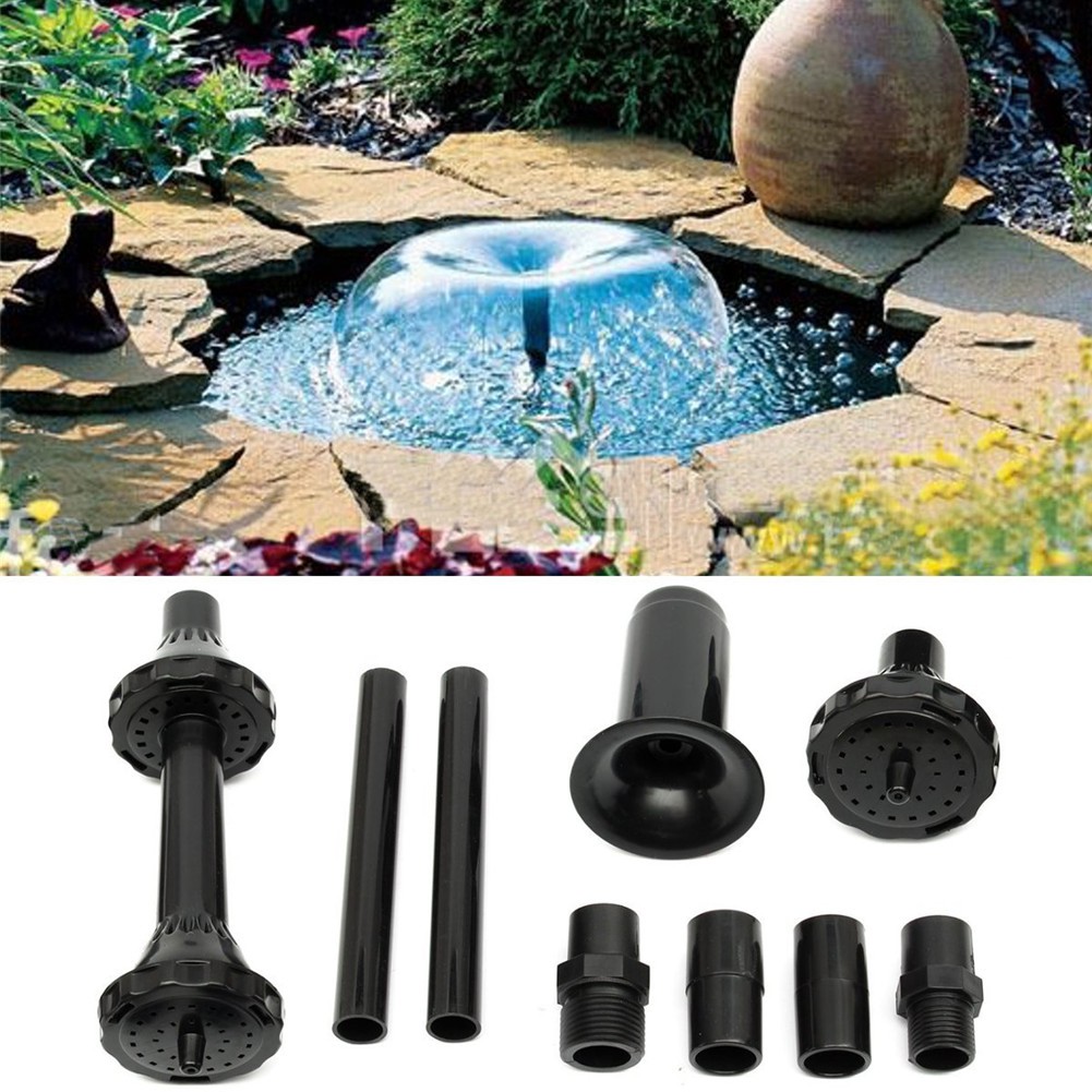 9PCS/Set Fountain Pump Nozzle Kit 