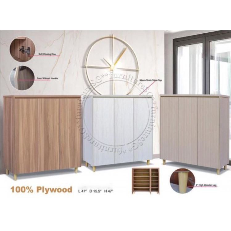 3 Door Shoe (Full Plywood) Shopee Singapore
