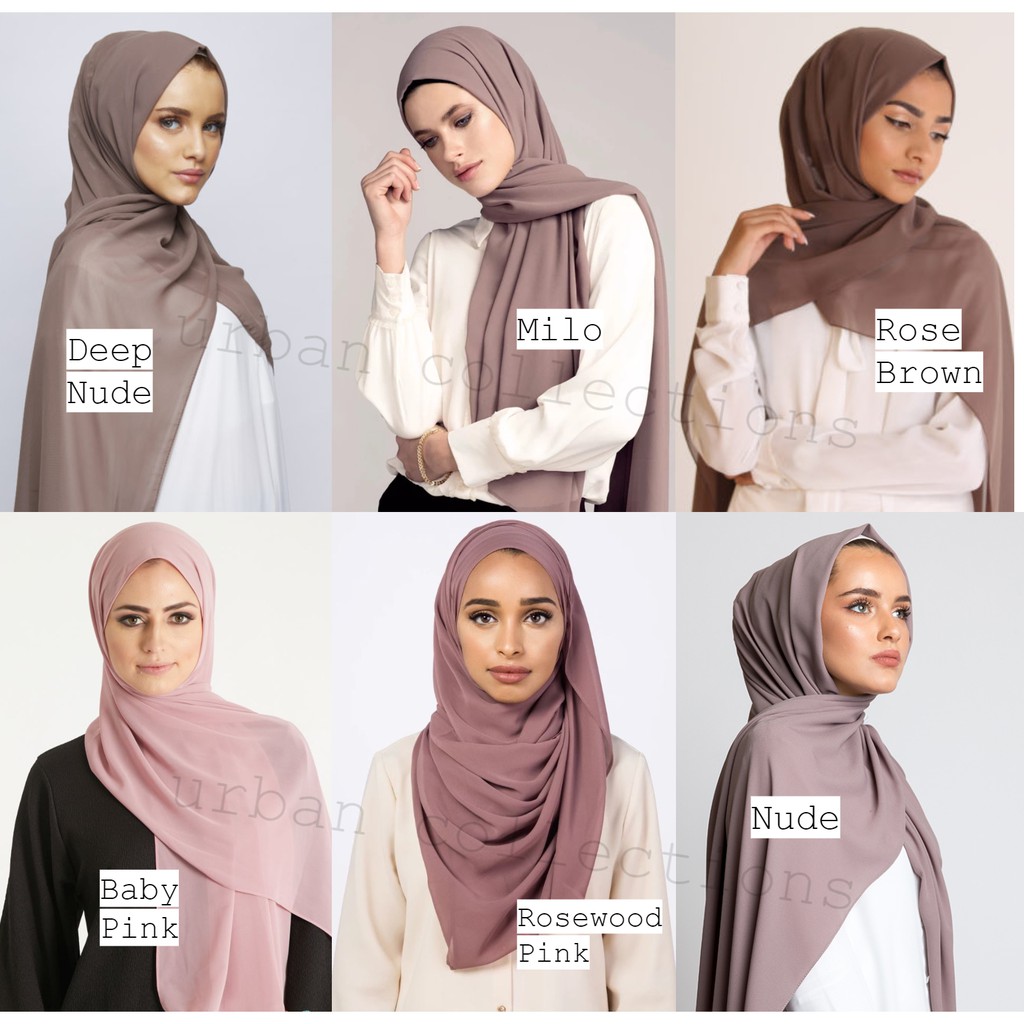 chiffon pashmina