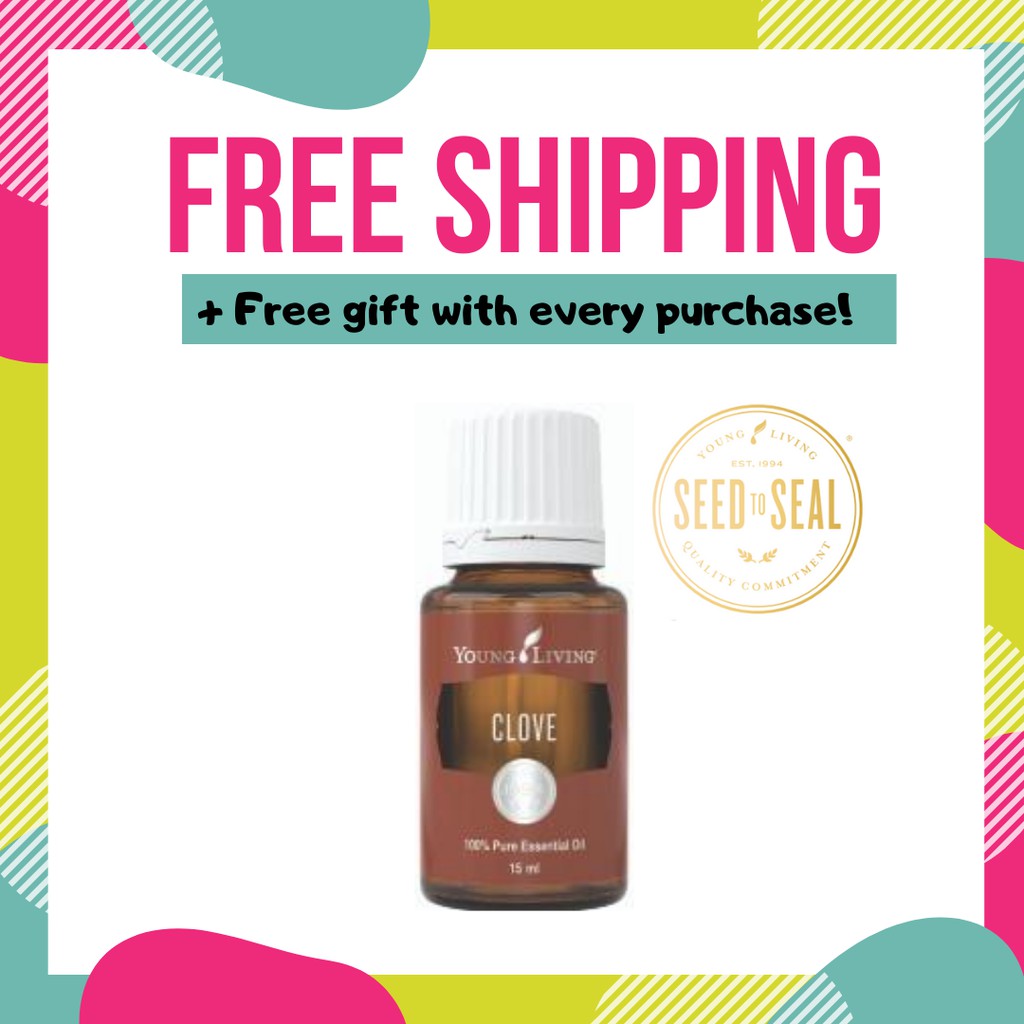 Instock Young Living Clove Essential Oil 15ml Shopee Singapore