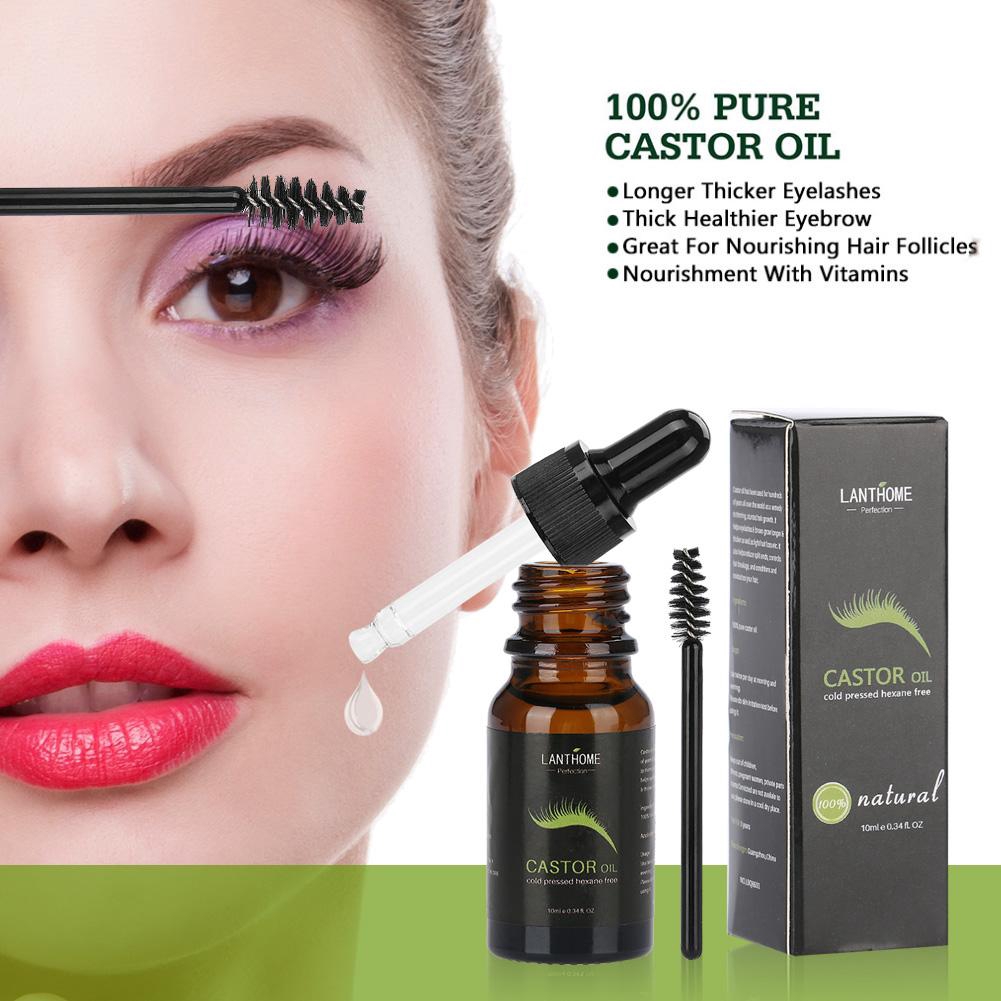 10ml Castor Oil Eyelash Growth Serum Moisturizing Essence ...