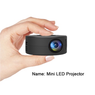 Household Mini LED Projector Portable Wirecast Projection Device Optical Len 320*180 LCD Display with Wire Mirroring Function