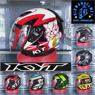 Original Helmet KYT DJ maru Motif Single Visor Size M - L - XL - XXL