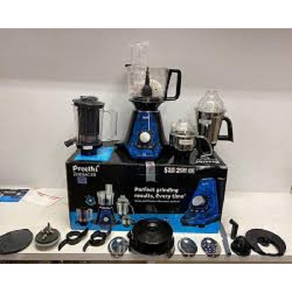 Preethi Zodiac 2.0 (MG 235) 750Watt Mixer Grinder with 4 Jars (Black