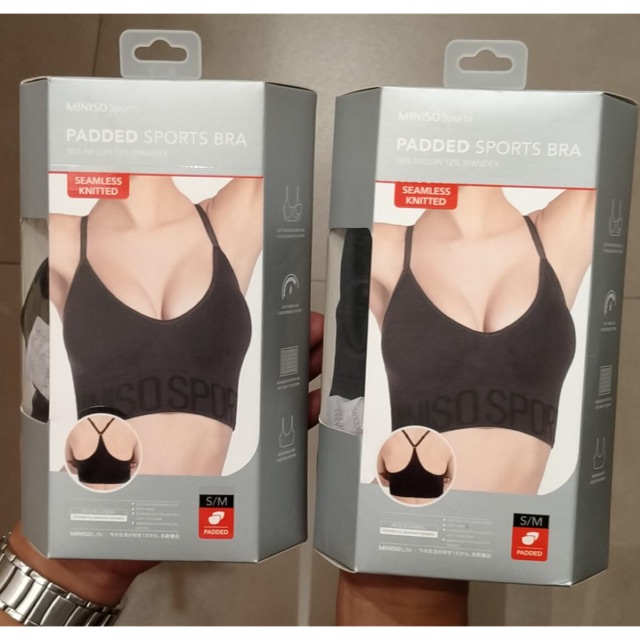 sport bra miniso