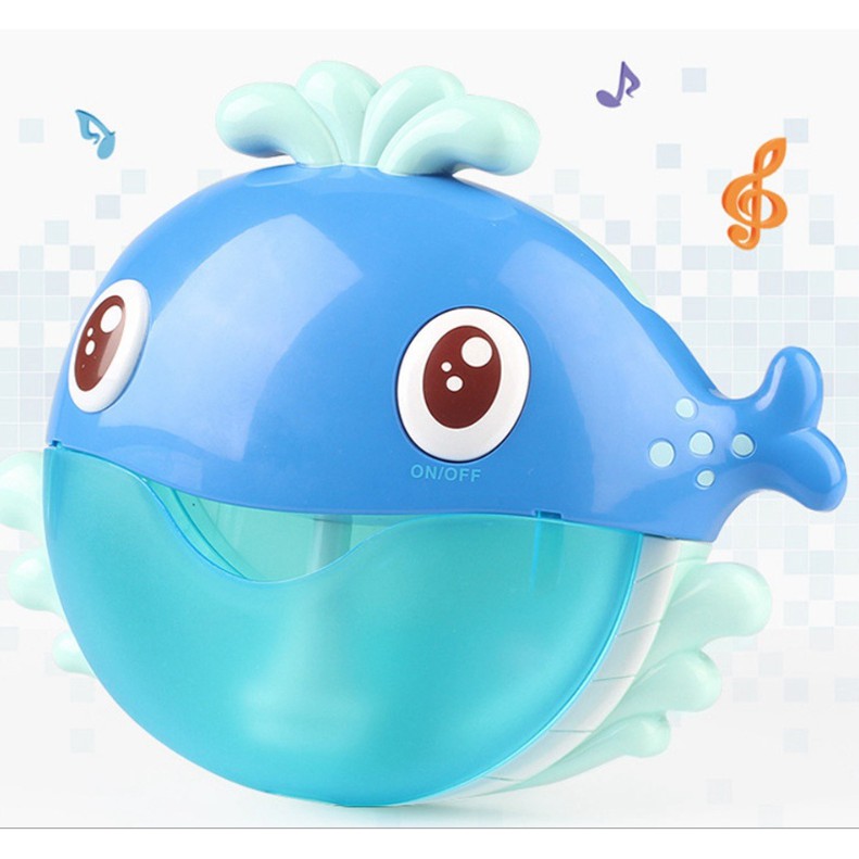 bubble whale bath toy