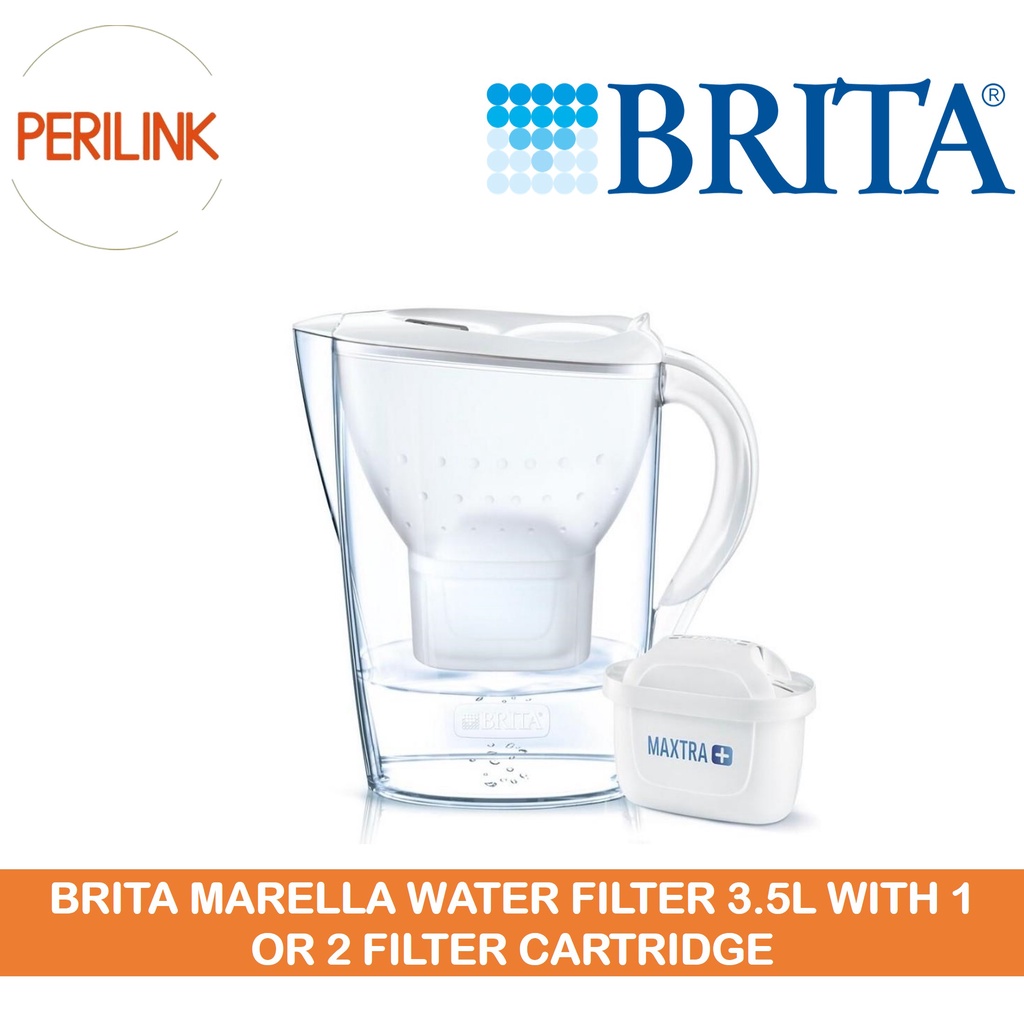 12 Month Cartridges Year Pack BRITA Marella MAXTRA Plus 2.4L Water Filter Jug