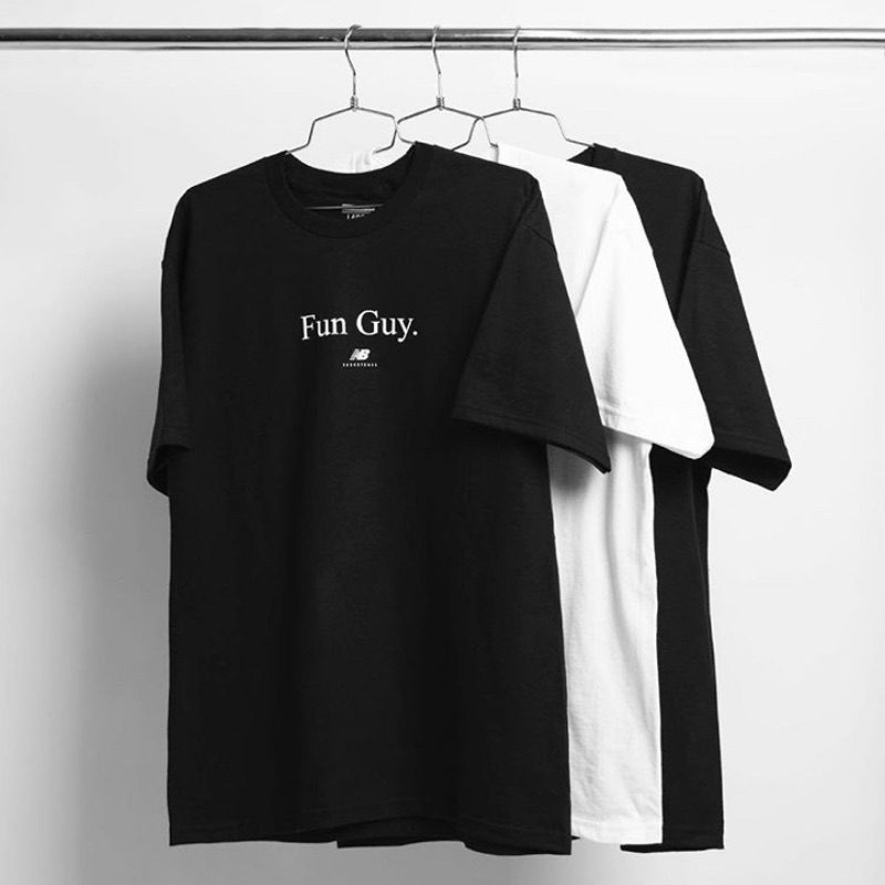 new balance kawhi leonard fun guy tee black
