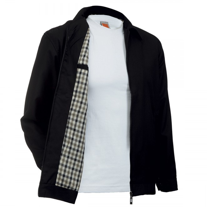Malaysia] EXECUTIVE JACKET EJ0202 BLACK(CHECKER) 65 POLYESTER/35