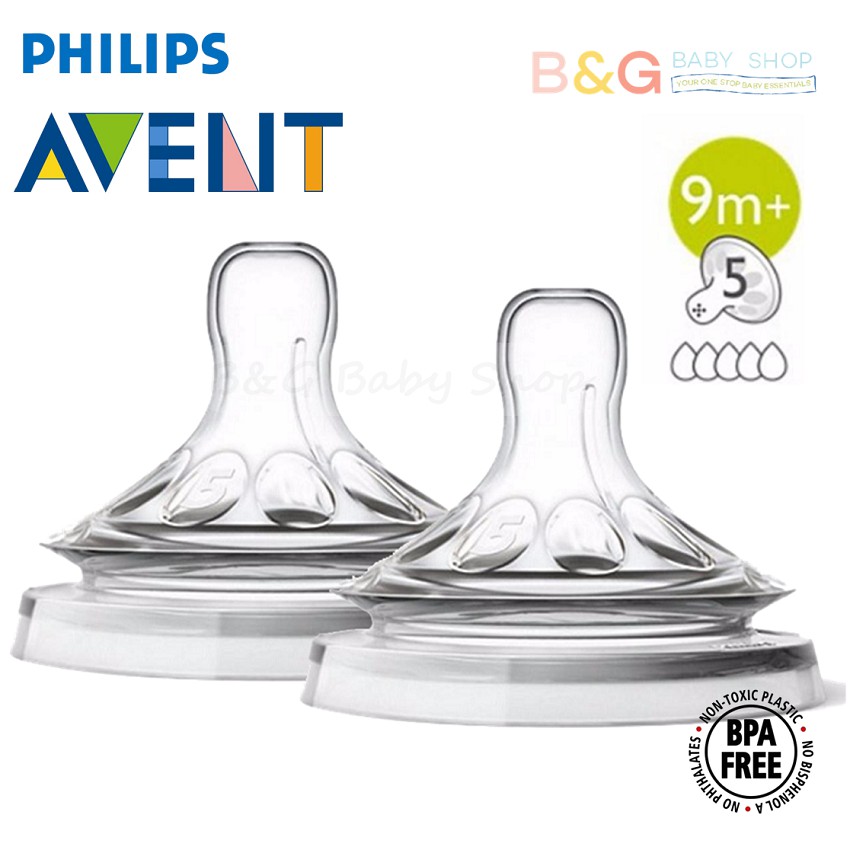 avent natural teats size 5