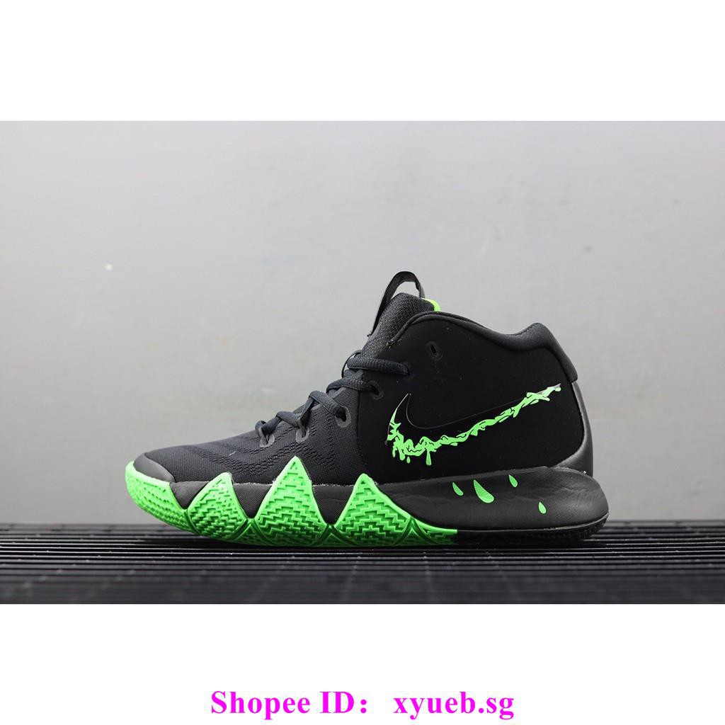 kyrie 4 halloween black and green