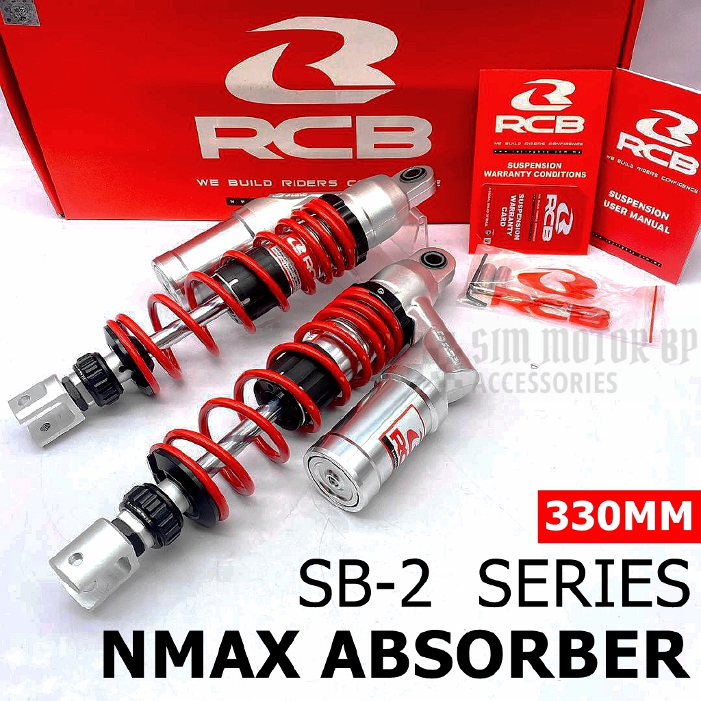 Shop Malaysia Rcb Racing Boy Sb 2 Series Absorber 330mm Nmax Yellow Red Titanium Shopee Singapore