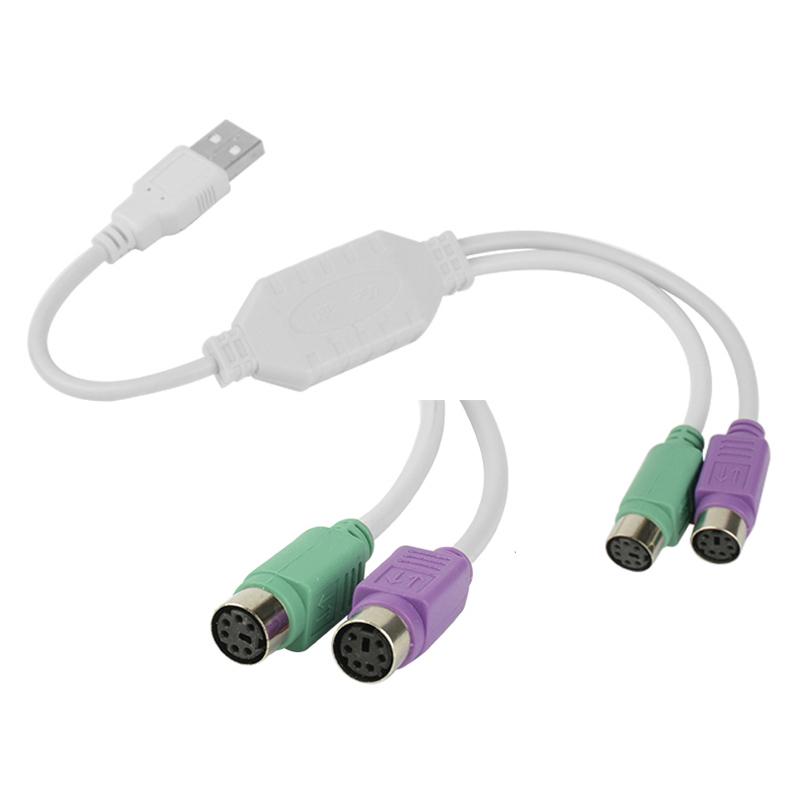 USB Male to PS / 2 PS2 Female Converter Cable PS / 2 Adapter