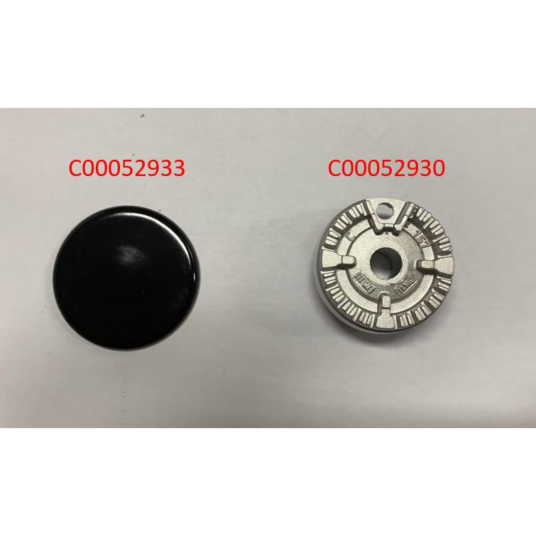 Ariston Gas hob Burner (C00052930) / Burner Cap (C00052933) Shopee