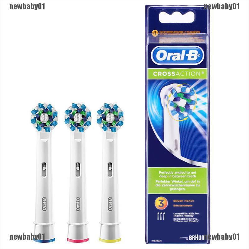 toothbrush heads oral b cross action
