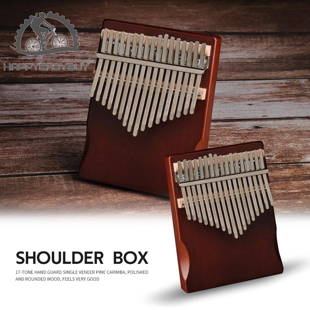 H 17 Key Kalimba Pine Wood Musical Instrument Thumb Finger Piano For Beginner Shopee Singapore