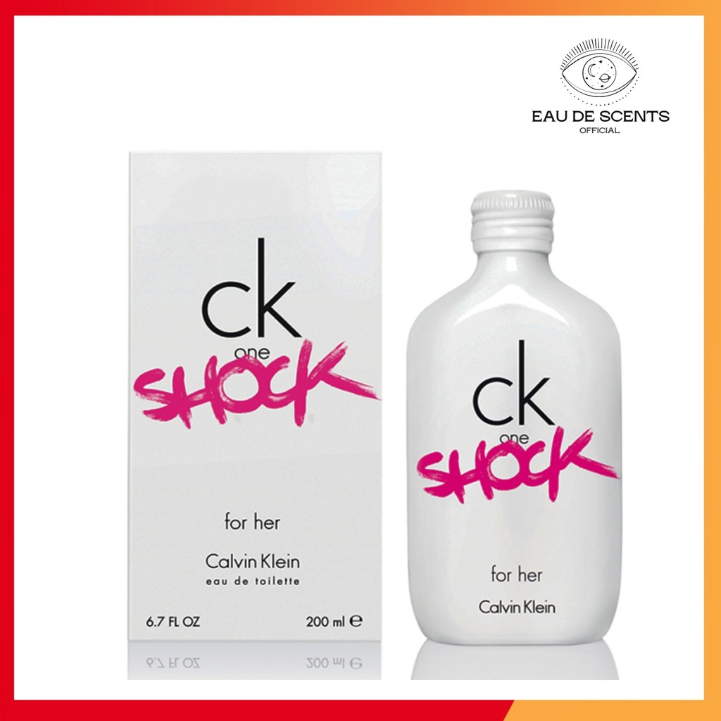 Calvin Klein CK One Shock For Her EDT 200ML/ 200ML Tester Shopee