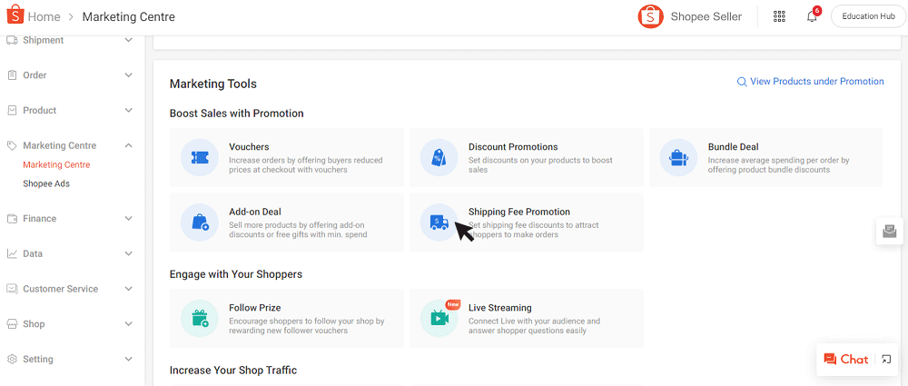 Using Seller Defined Shipping Fee Promotion Shopee My Seller Education Hub