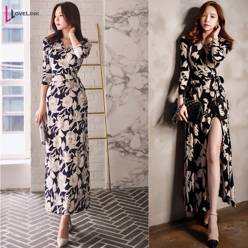 shopee floral maxi dress