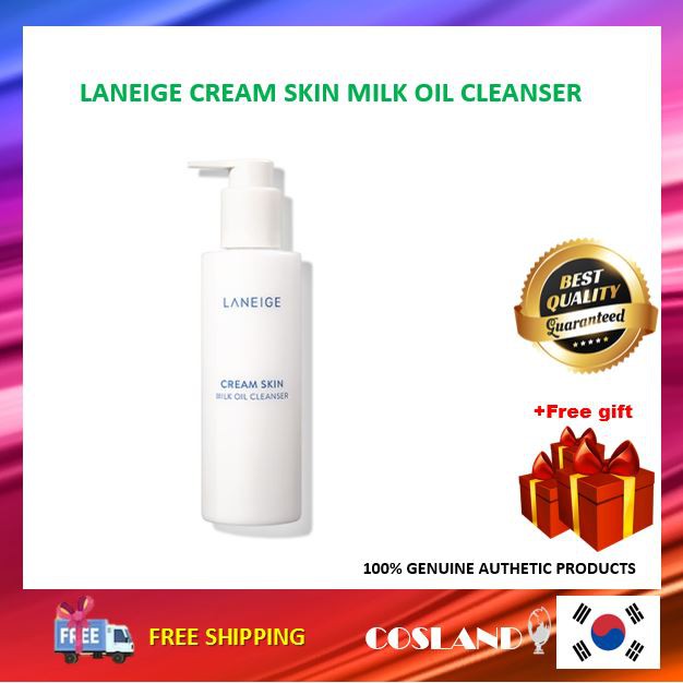 LANEIGE Cream Skin Milk Oil Cleanser 200ml Shopee Singapore