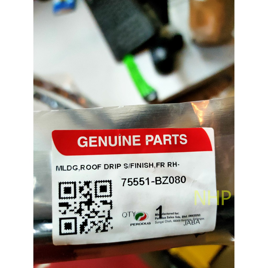 Perodua Alza Roof Moulding Original Shopee Singapore