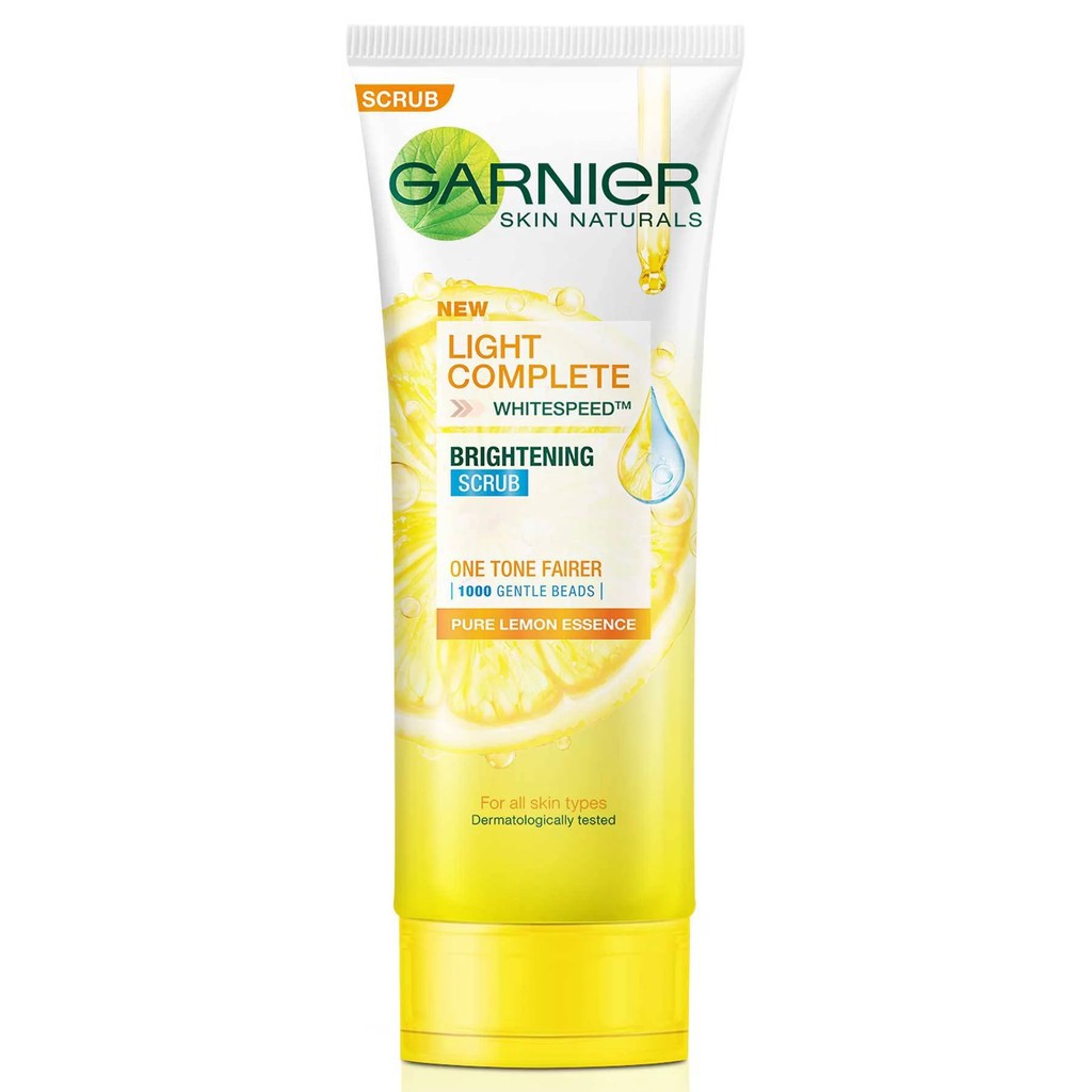 garnier light complete facial foam pure lemon