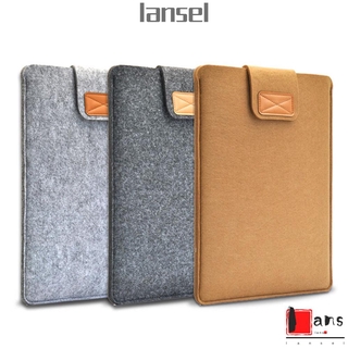 LANSEL 11/13/15 inch Sleeve Professional Cover Laptop Case Portable Wool Felt Fashion Bag Ultra Thin Ultrabook Khaki/Light Grey/Khaki