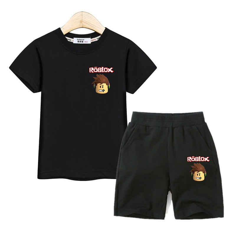 Fashion Top Bottoms Roblox Set Kids Clothes T Shirt Pant Boy Girl Suit Shopee Singapore - fashion top bottoms roblox set kids clothes t shirt pant boy girl suit shopee singapore