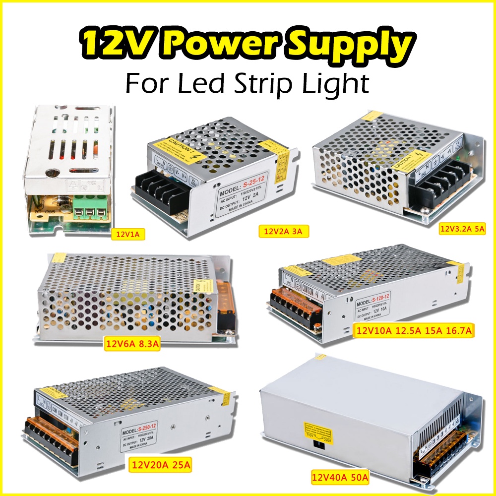 5V/12V24V Lighting Transformer 5A 10A Switching Power Supply 60W 120W 150W 360W 