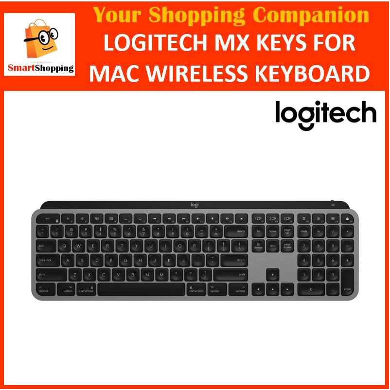 Logitech MX Keys for MAC Advanced Wireless Illuminated Keyboard 920 ...