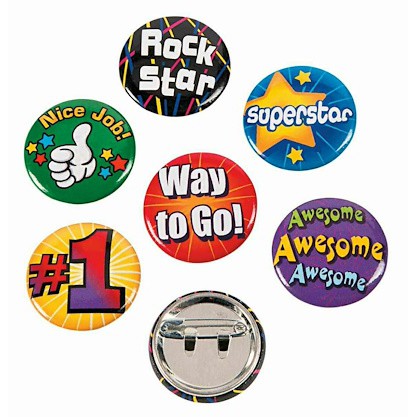 Reward Buttons Pin Badges Mini Buttons Motivational Rewards ...