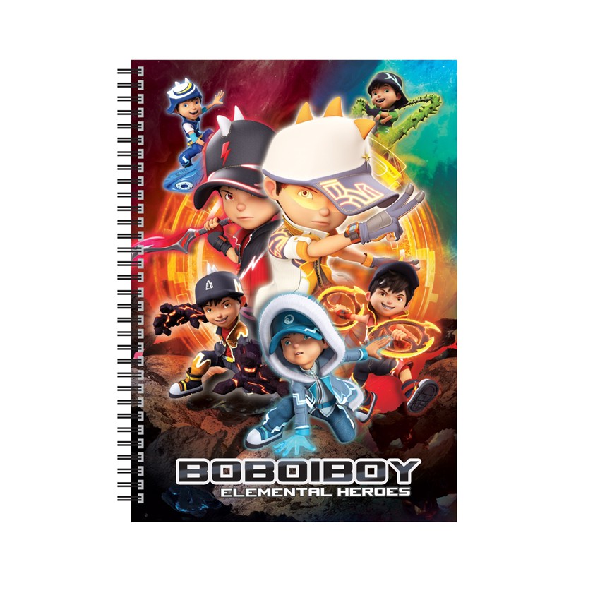 Boboiboy Movie 2 Wire O Notebook A5 80 Pages Shopee Singapore