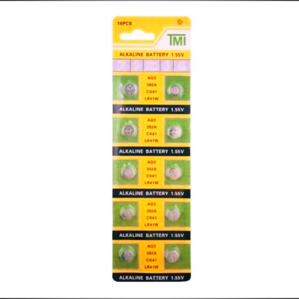 (SG Ready Stock) 10pcs LR41 Button Cell Battery for thermometer