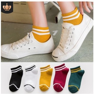 Image of Socks ladies socks shallow mouth cute polyester cotton invisible boat socks non-slip silicone