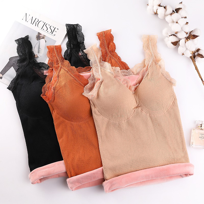 womens sleeveless thermal tops