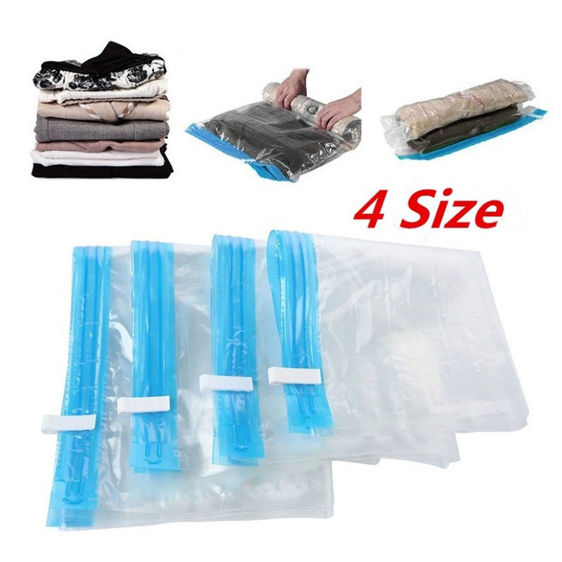 vacuum compressed bag for clothing