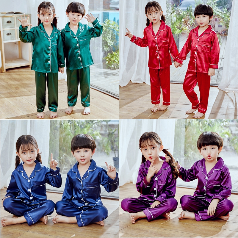 Ready Stock!Kids Baby Baju Tidur Sleepsuit Children Pajamas Long Sleeve ...